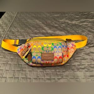 COACH pride edition bum bag